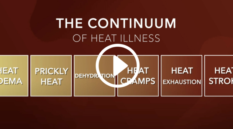 Heat Related Illness (motion graphic)